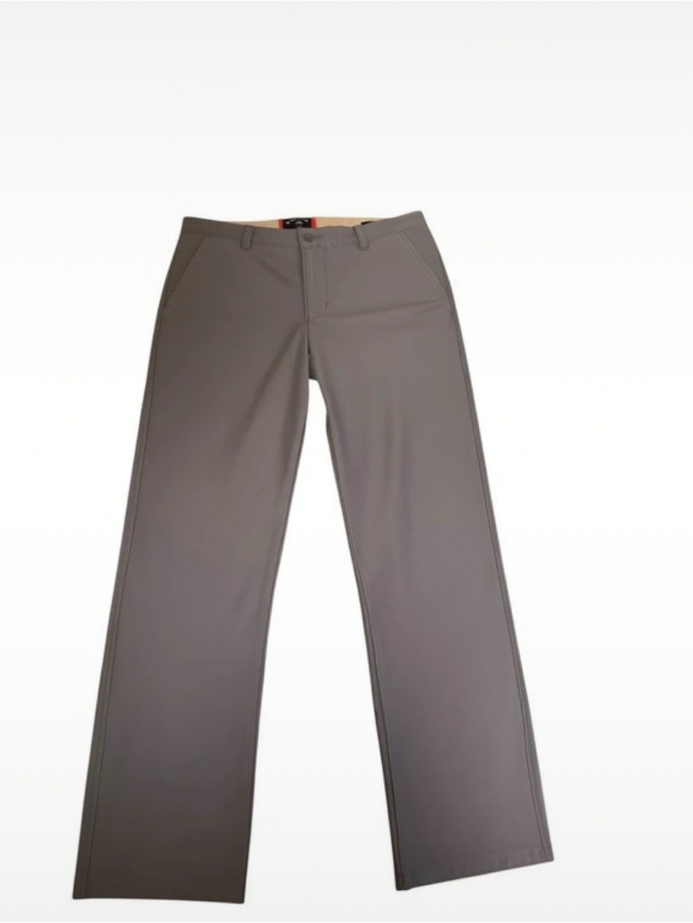 Dockers Mens Smart 360 Knit Slim Fit Gray Chinos Size 32 x 30